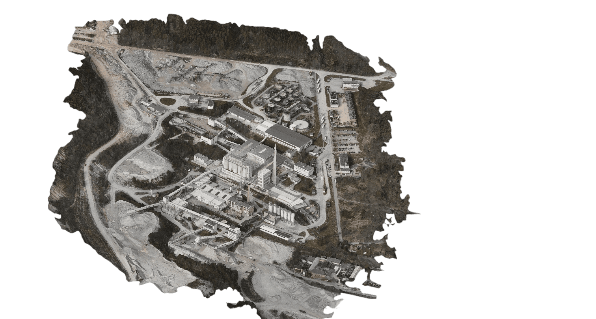 Aerial data for small sites as well