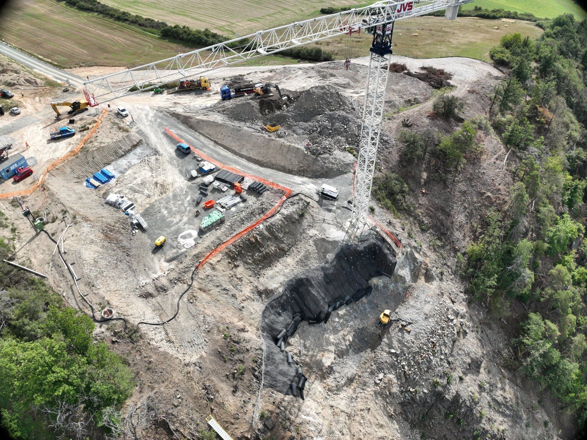 🔵 GEOREAL na stavbě obchvatu Plas, jehož součástí je budoucí nejvyšší silniční most v …