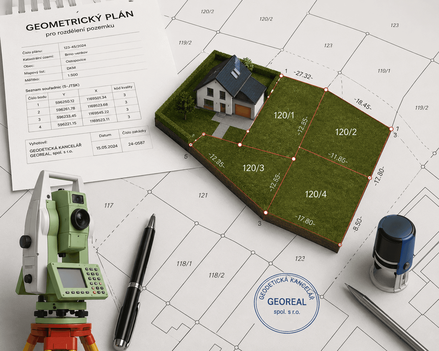 Cadastral survey plans