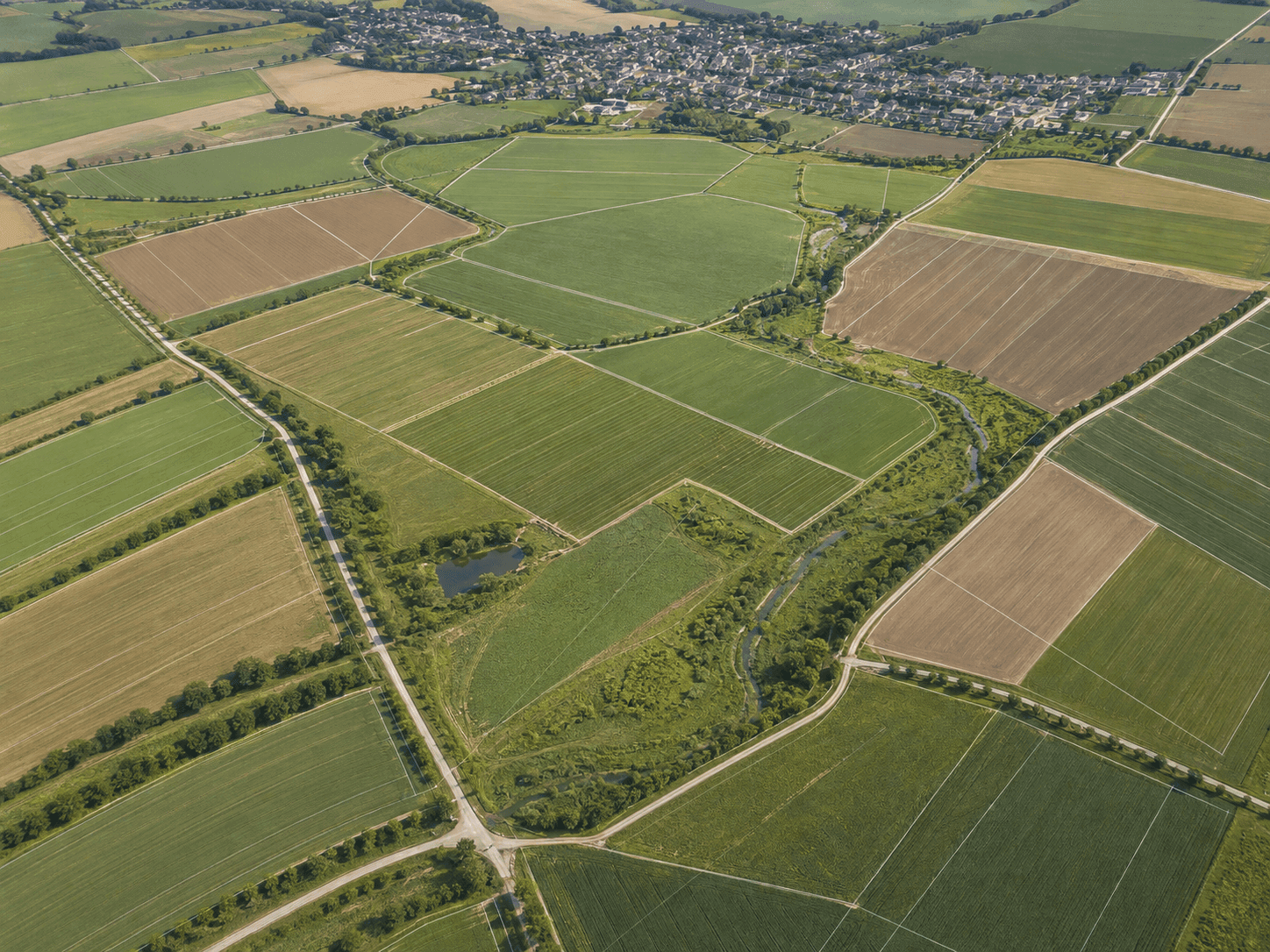 An entire cadastral district in a single procedure